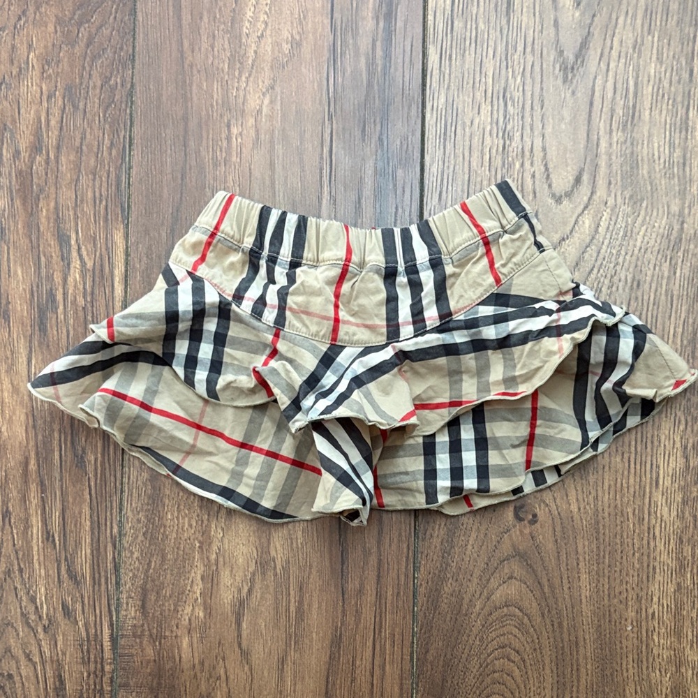 Burberry Baby Plaid Skirt Size 9 Months
